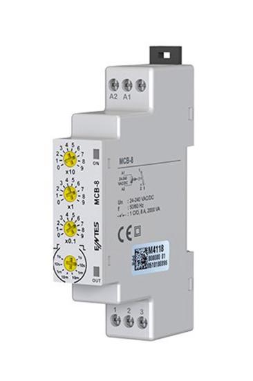 Entes MCB-8 Hassas Ayar 0.1sn-30saat 24VAC/DC-220VAC Zaman Rölesi