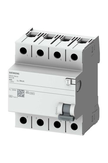 Siemens 5SV5646-6 63A 400V 300mA 3 Faz+Nötr Kaçak Akım Koruma Rölesi